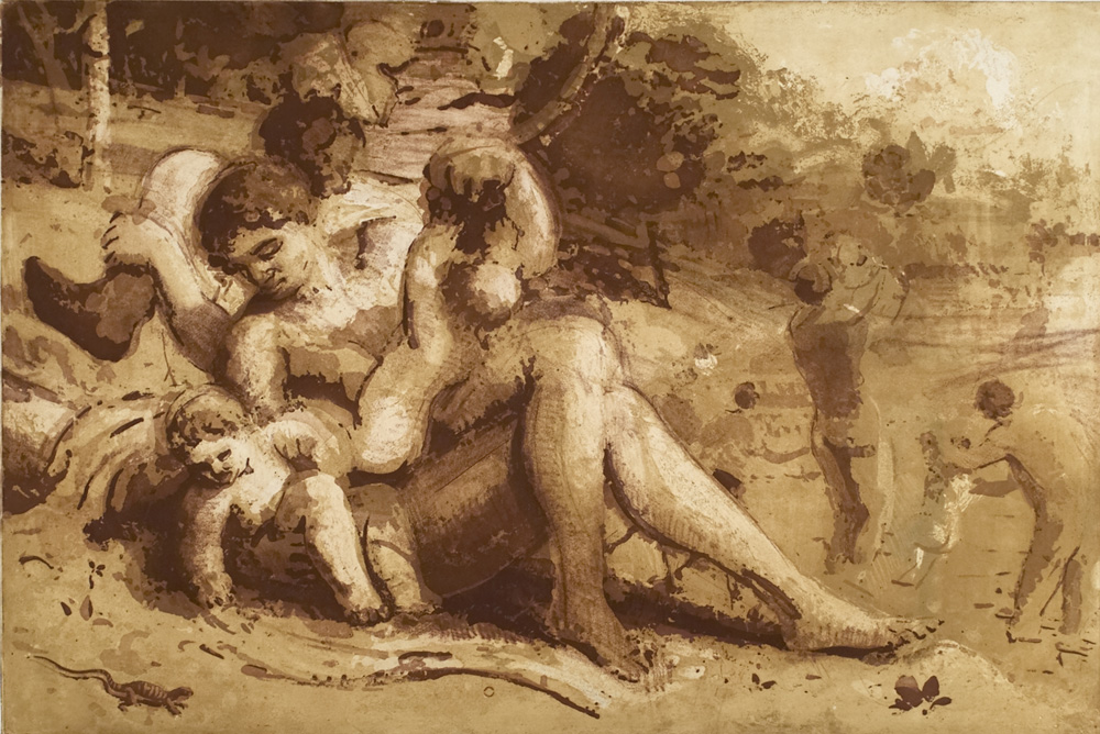 Father with Children