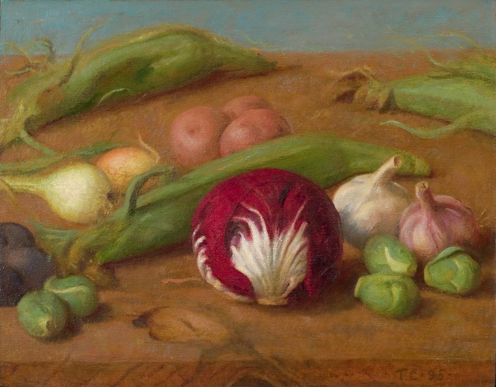 Still Life with Radicchio and Corn