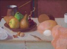 Still Life with Copper Pitcher, Fruit and Bread