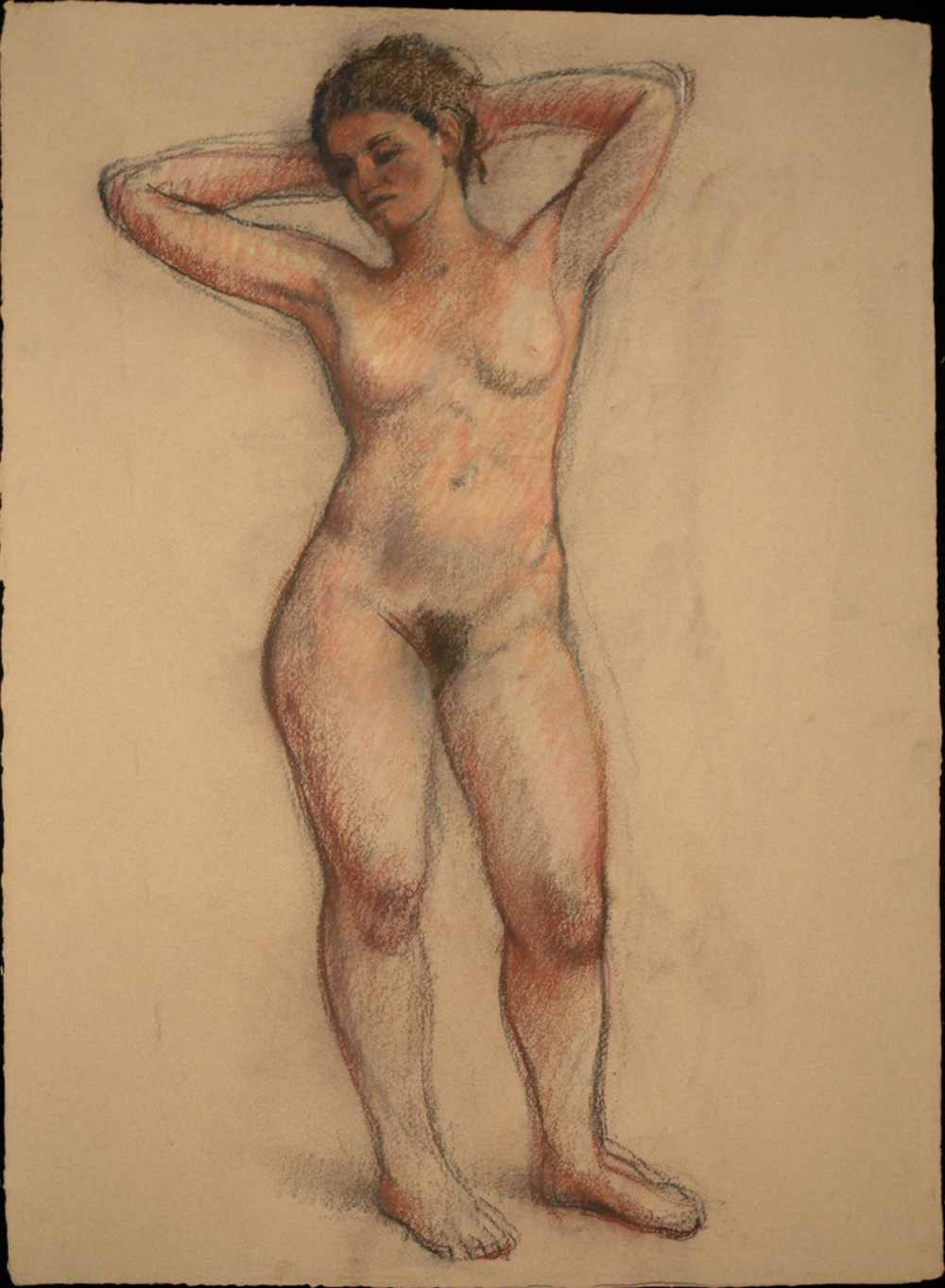 Untitled (Standing Model with Hands Behind Head)