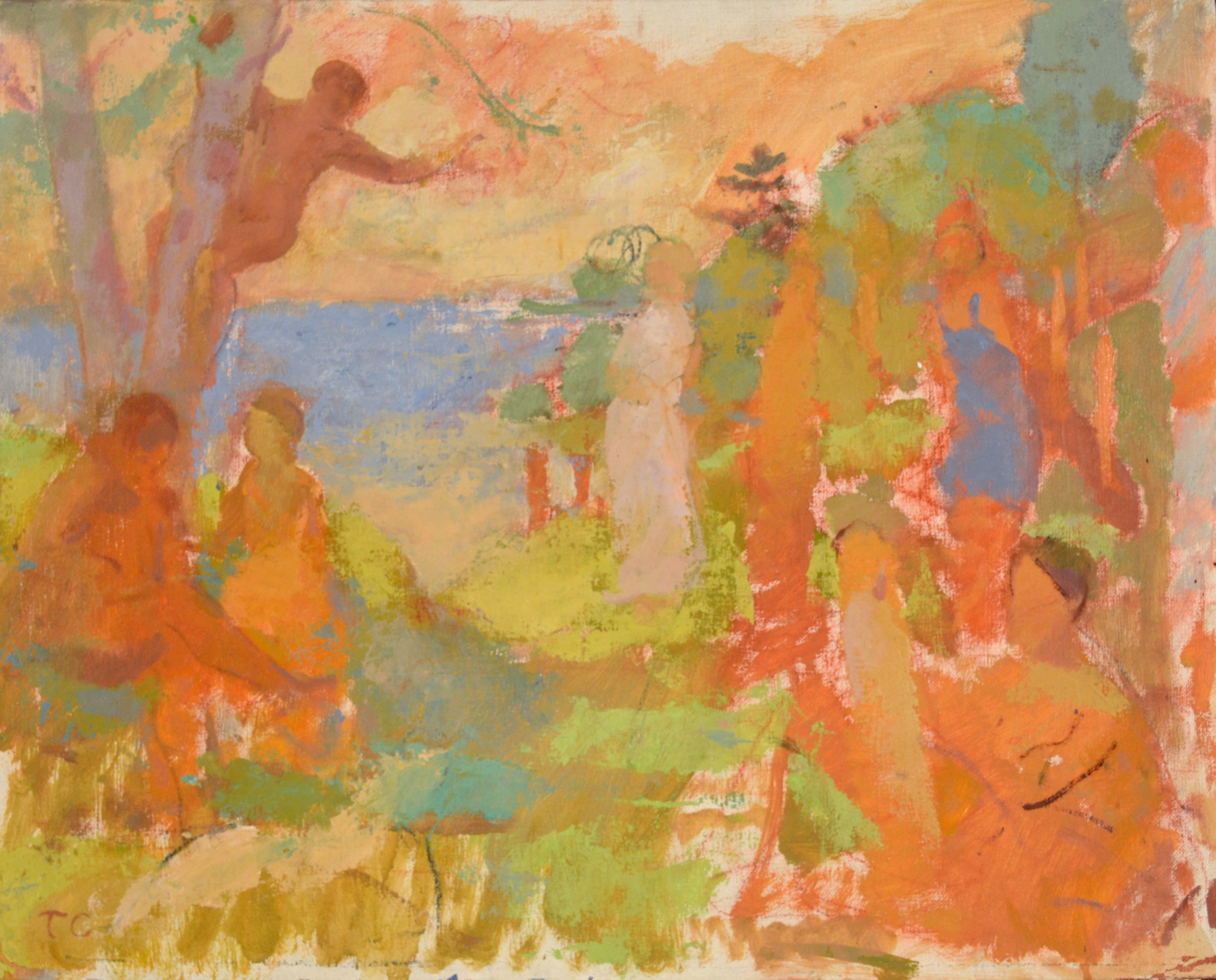 Bathers (Early sketch for Bathers series) 409A